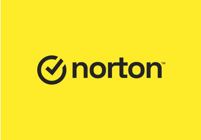 Norton 徽标 Wellow。